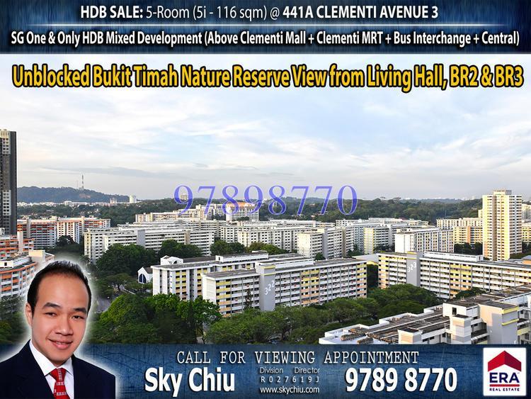 Blk 441A Clementi Avenue 3 (Clementi), HDB 5 Rooms #153551812